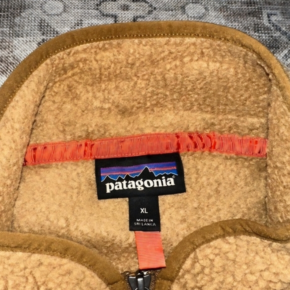 Patagonia Brown Fleece Quarter Zip Pull Over - Picture 5 of 6